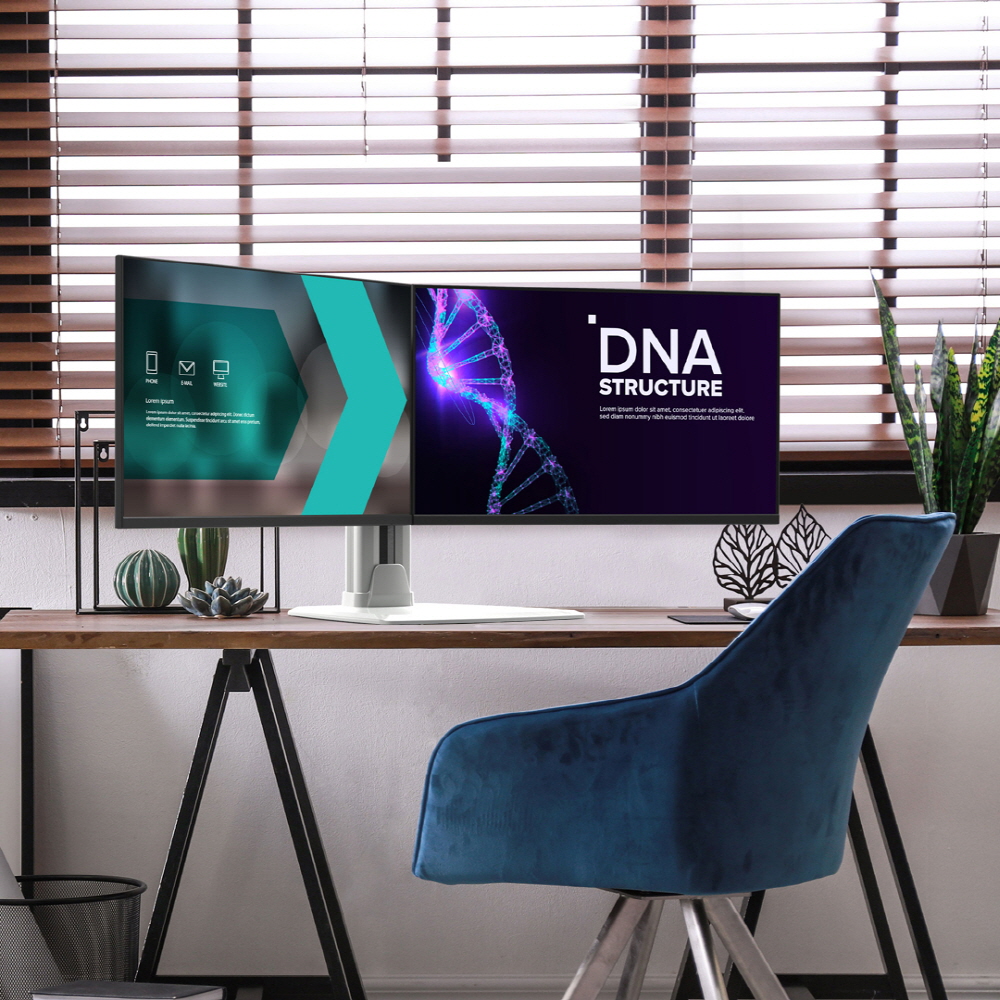 카멜마운트 시그니처 고든프로 가로형 듀얼모니터 스탠드 UMS-D