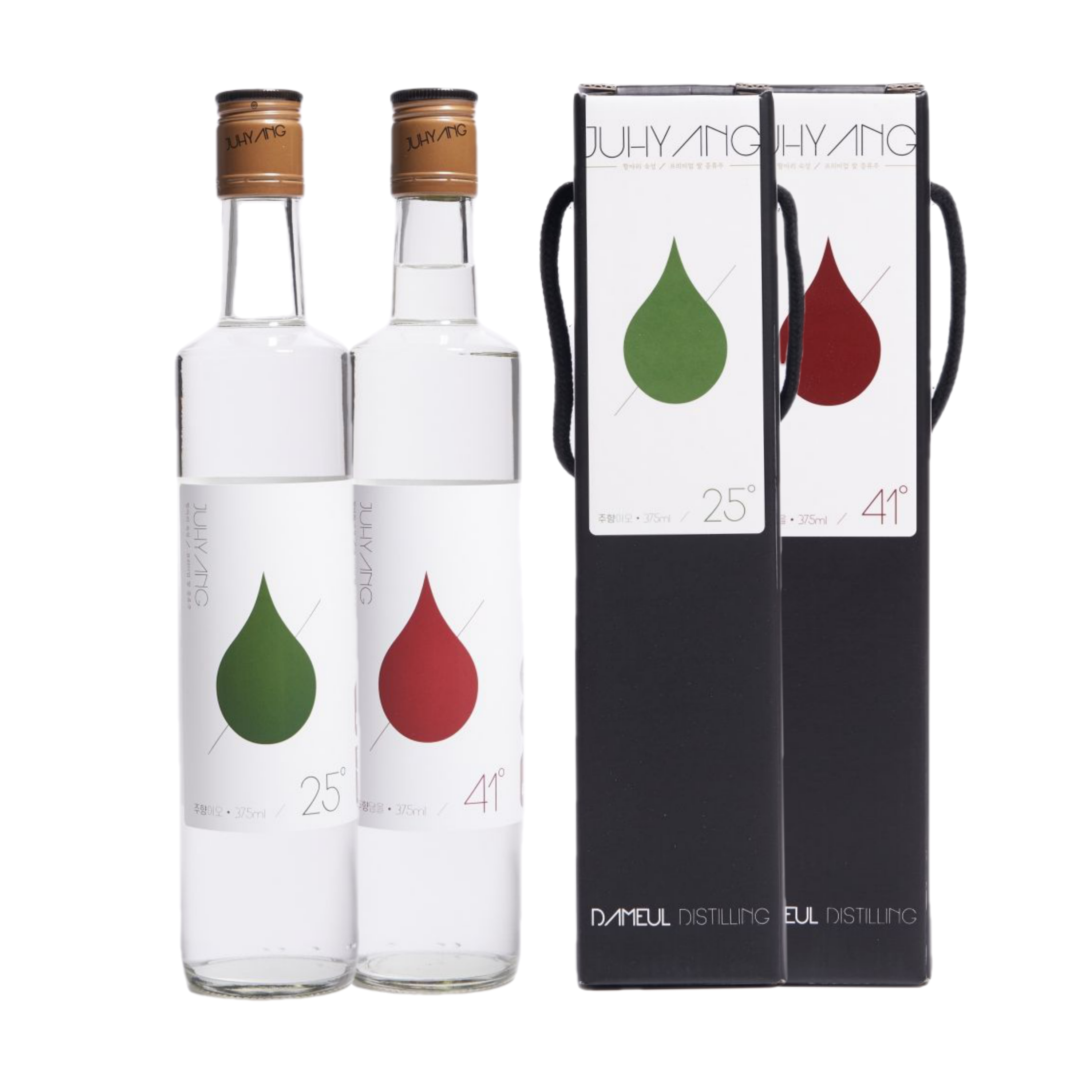 주향이오 담을 묶음세트 375ml (25도+41도) 증류식소주 전통주 담을술공방 - 메인 이미지