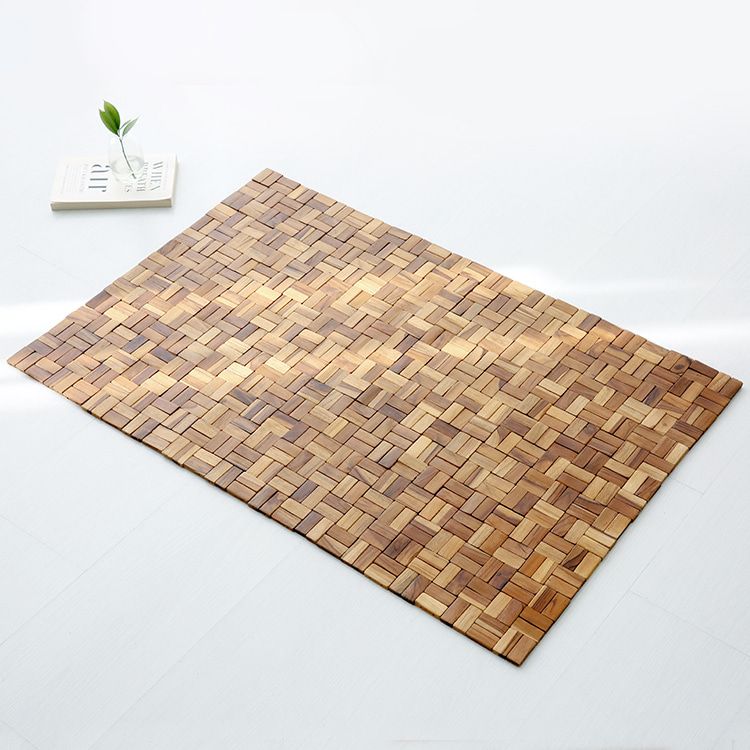 KOMATO 원목롤매트 티크 60x90 D타입 7016.4492, 60x90cm - 상세 이미지 2