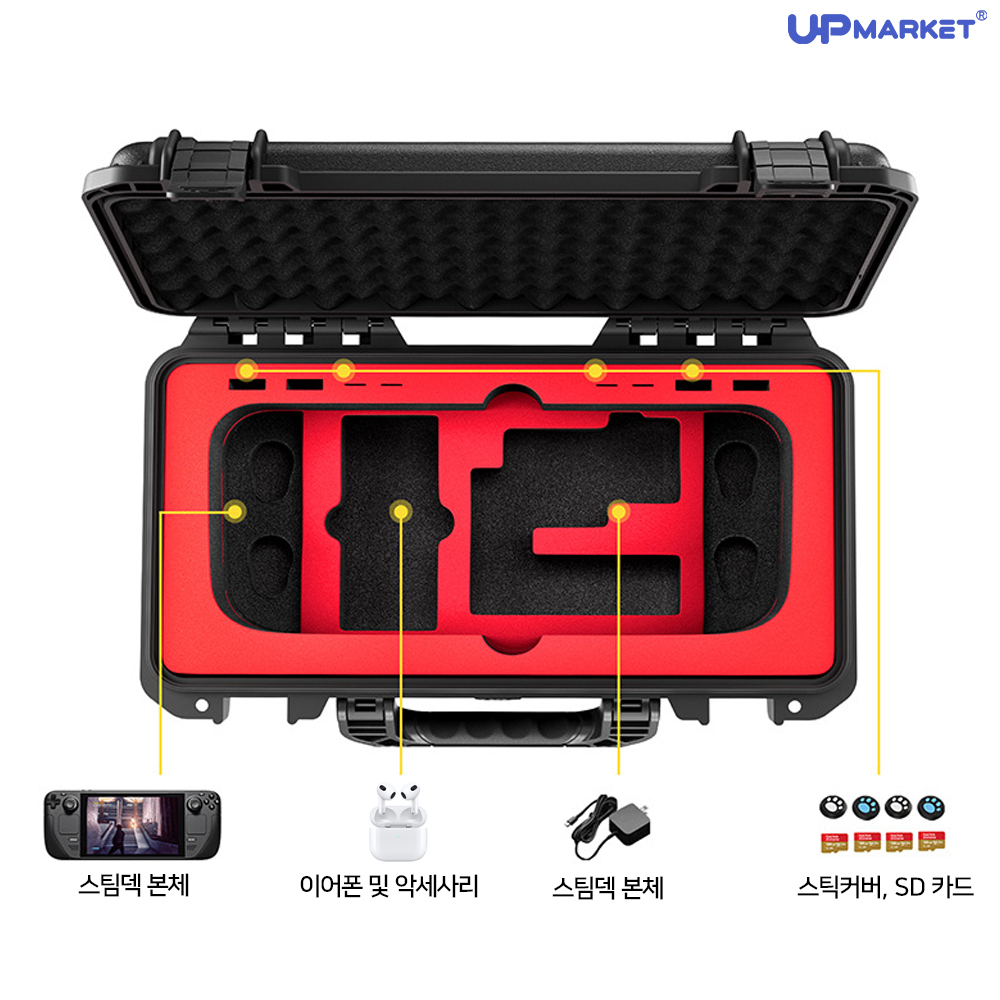 스팀덱 OLED 가방 케이스 DEVASO 방탄캐리어 중형 - 상세 이미지 3