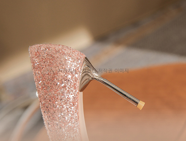 브루아 6,8cm 스틸레토 하이힐 글리터 웨딩구두 3color 상세 이미지 28