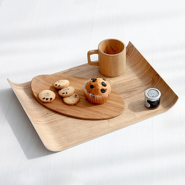 NEODA 우드트레이 커브형 38x28 38.5x28x4cm, 내추럴 0895.2414, 1개 - 메인 이미지