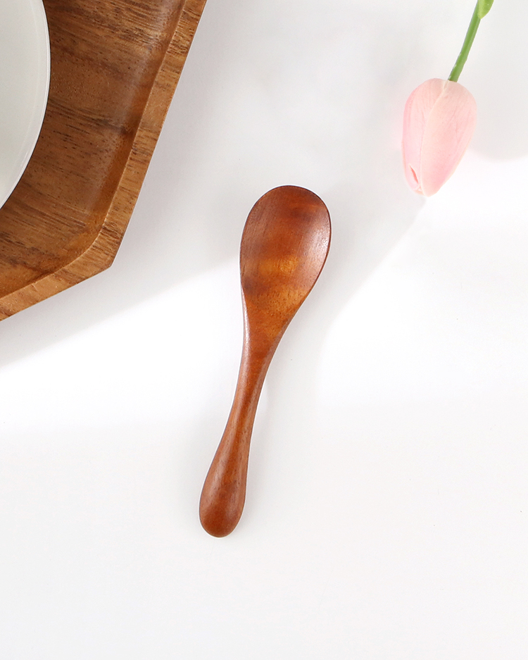 천연 옻칠 티스푼 머들러 이유식 요거트 스푼(KHA0001)