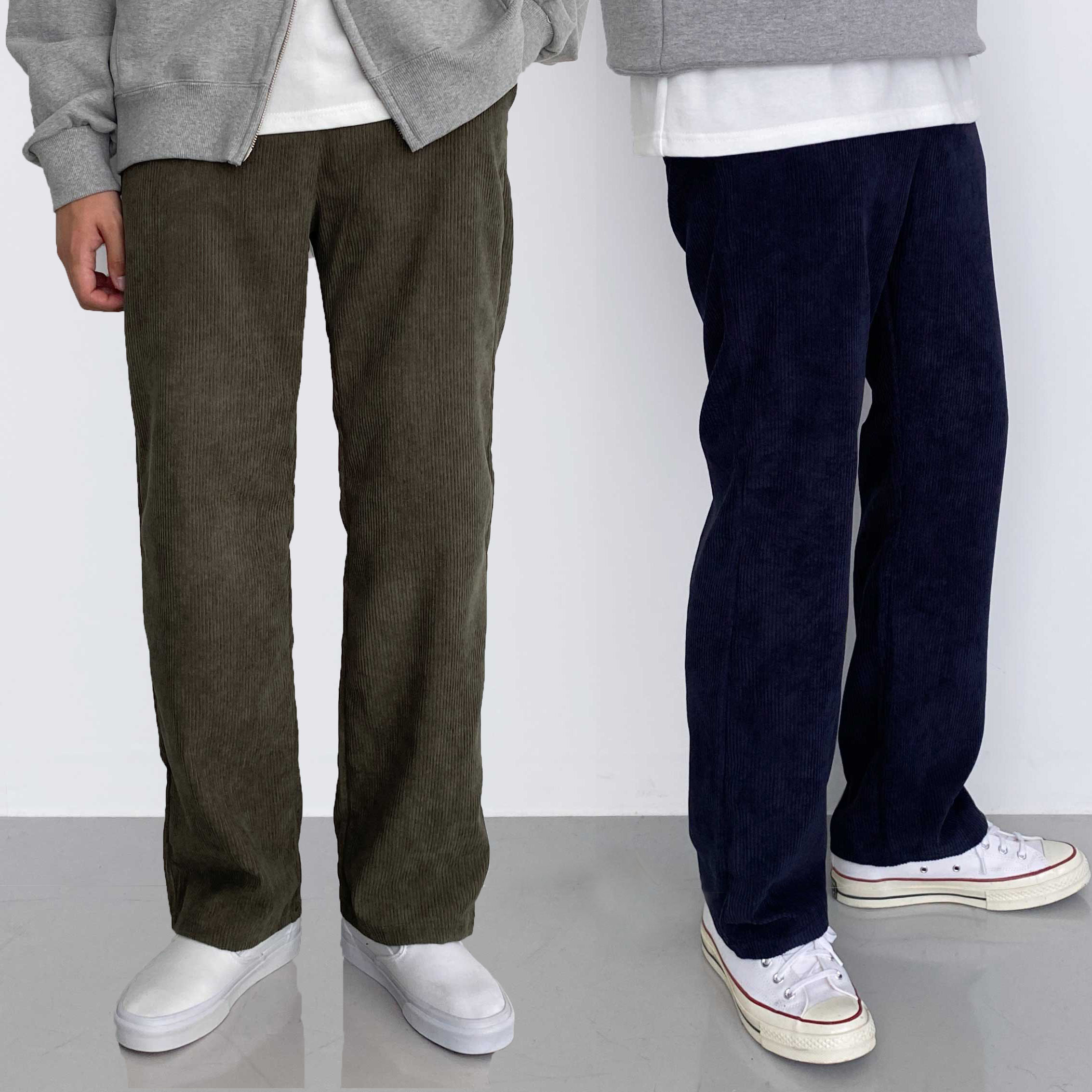 남자코듀로이와이드팬츠 골덴와이드팬츠 - 상품 이미지