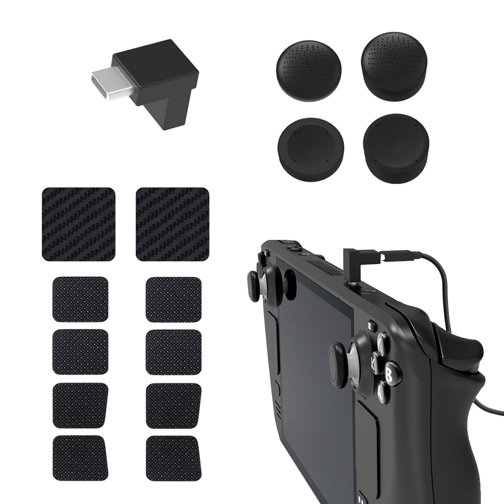 스팀덱 OLED 스틱커버 터치패드 필름 커넥터 단자 액세서리 세트