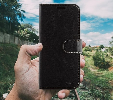 갤럭시s20 플러스 지갑 케이스 카드 수납 가죽 카메라보호 - 상품 이미지