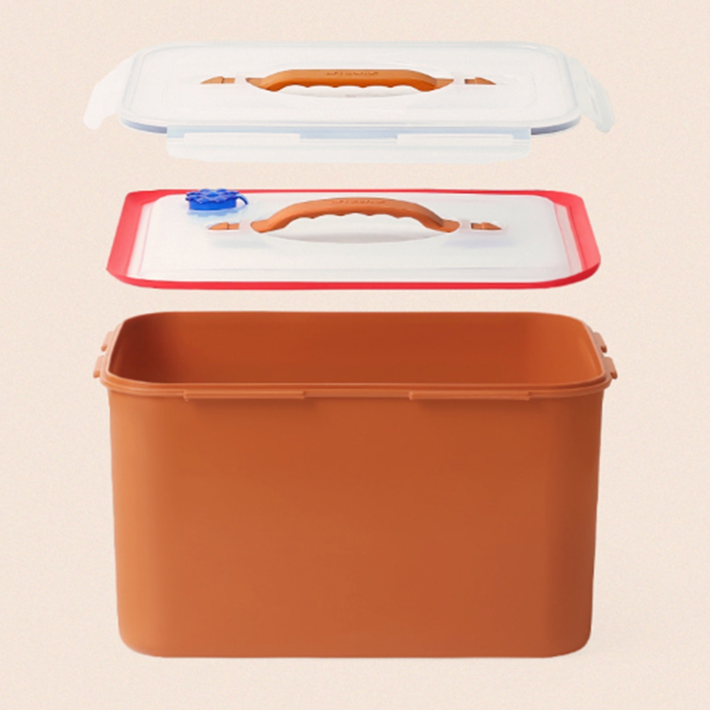 파김치 누름통 김장 김치 독 장아찌 누름판 보관통 : Allmine