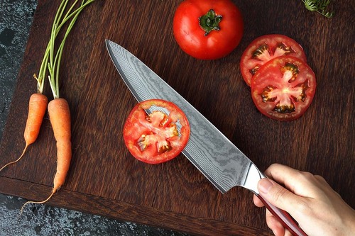 주방칼 다마스커스 쉐프 규토 나이프 식칼 21cm