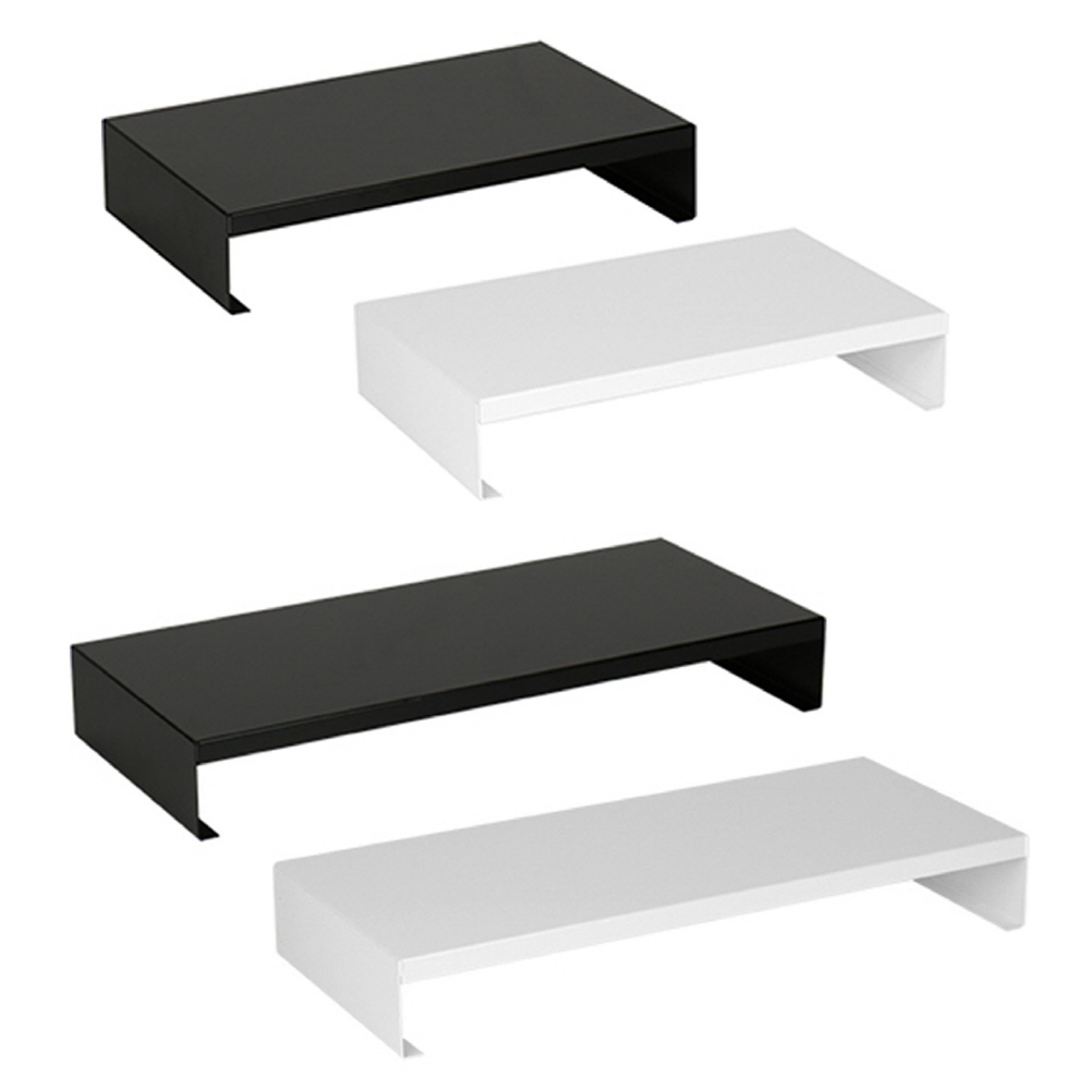 모니터 받침 모니터선반 메탈 책상 아이맥 컴퓨터 노트북 스탠드 TV 높이 조절 낮은 소형