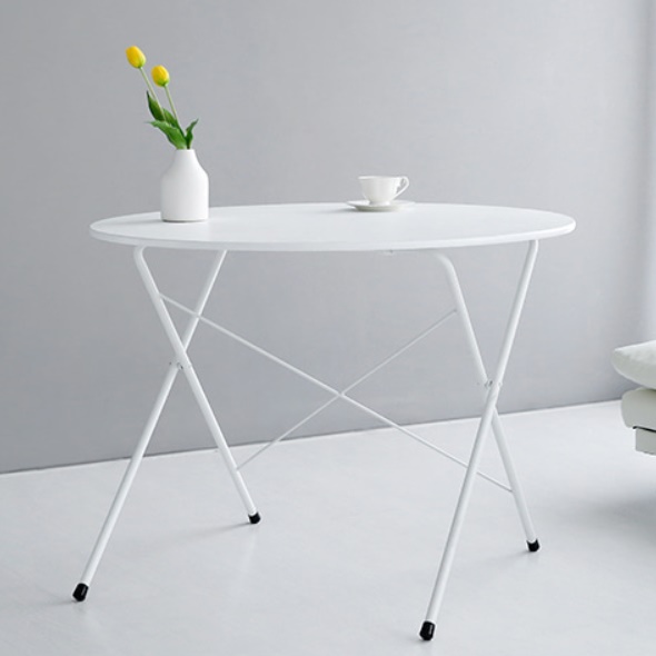 접이식원형테이블 간이식탁 입식 자취식탁 접는테이블