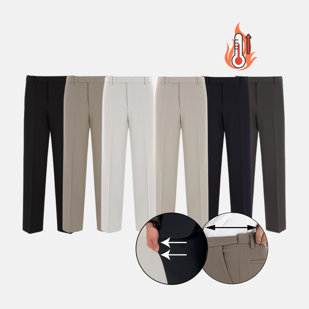 남자기모바지 남자슬랙스 겨울 정장바지 구김없는 치노팬츠