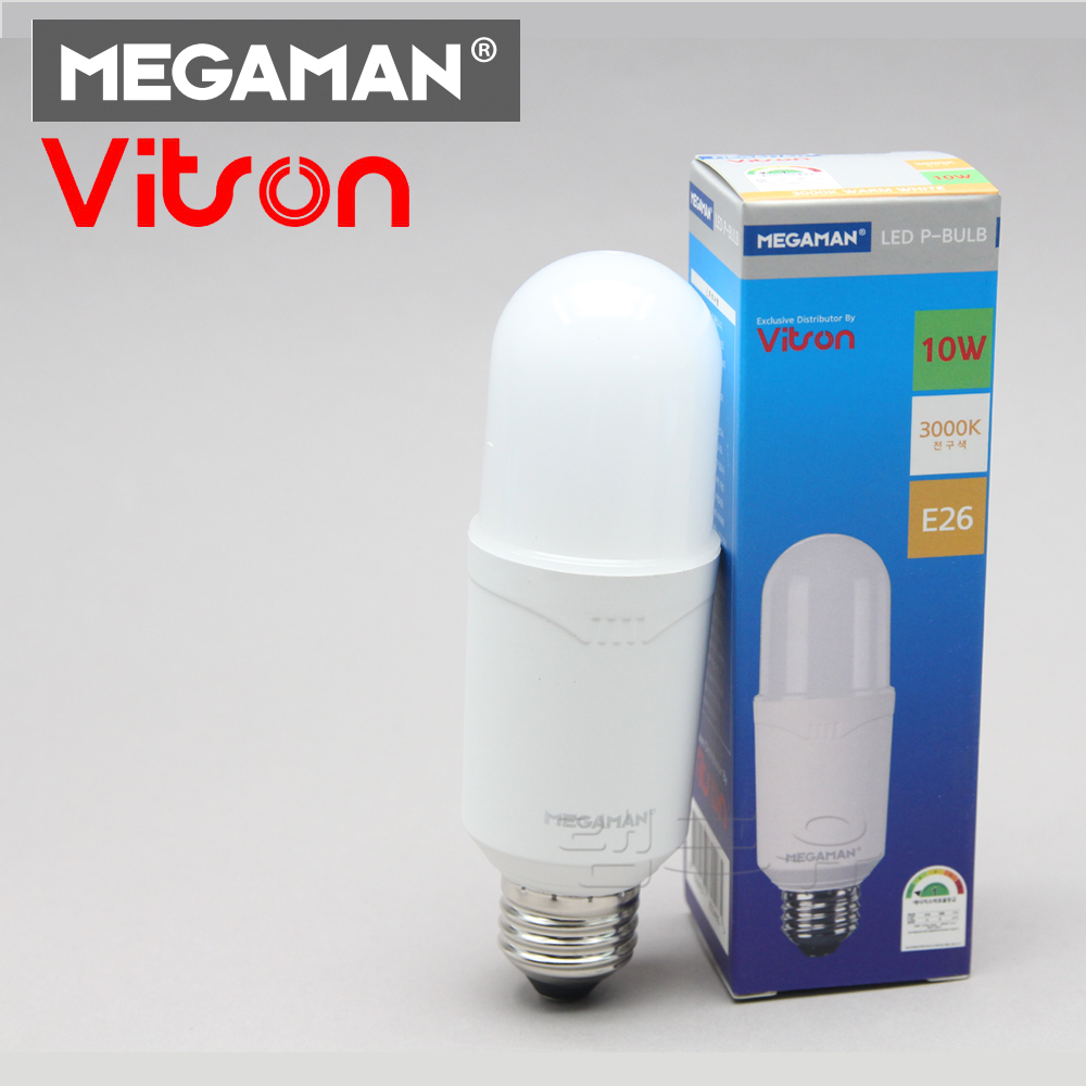 비츠온 LED P-BULB 스틱램프 10W 주광색 전구색 P벌브 전구 에너지1등급 AS2년 - 상세 이미지 2