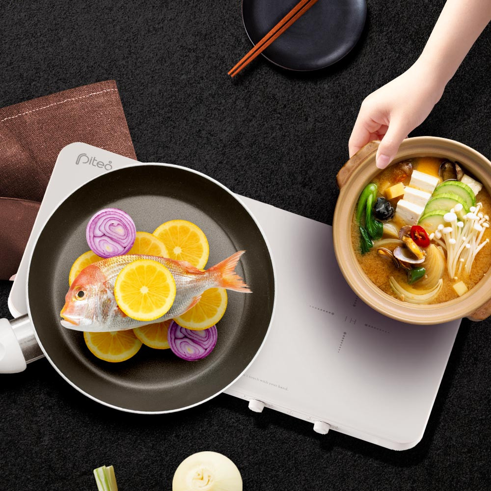 모놀리트 피테오 더블 플레이트 2구 인덕션 MP-A201W