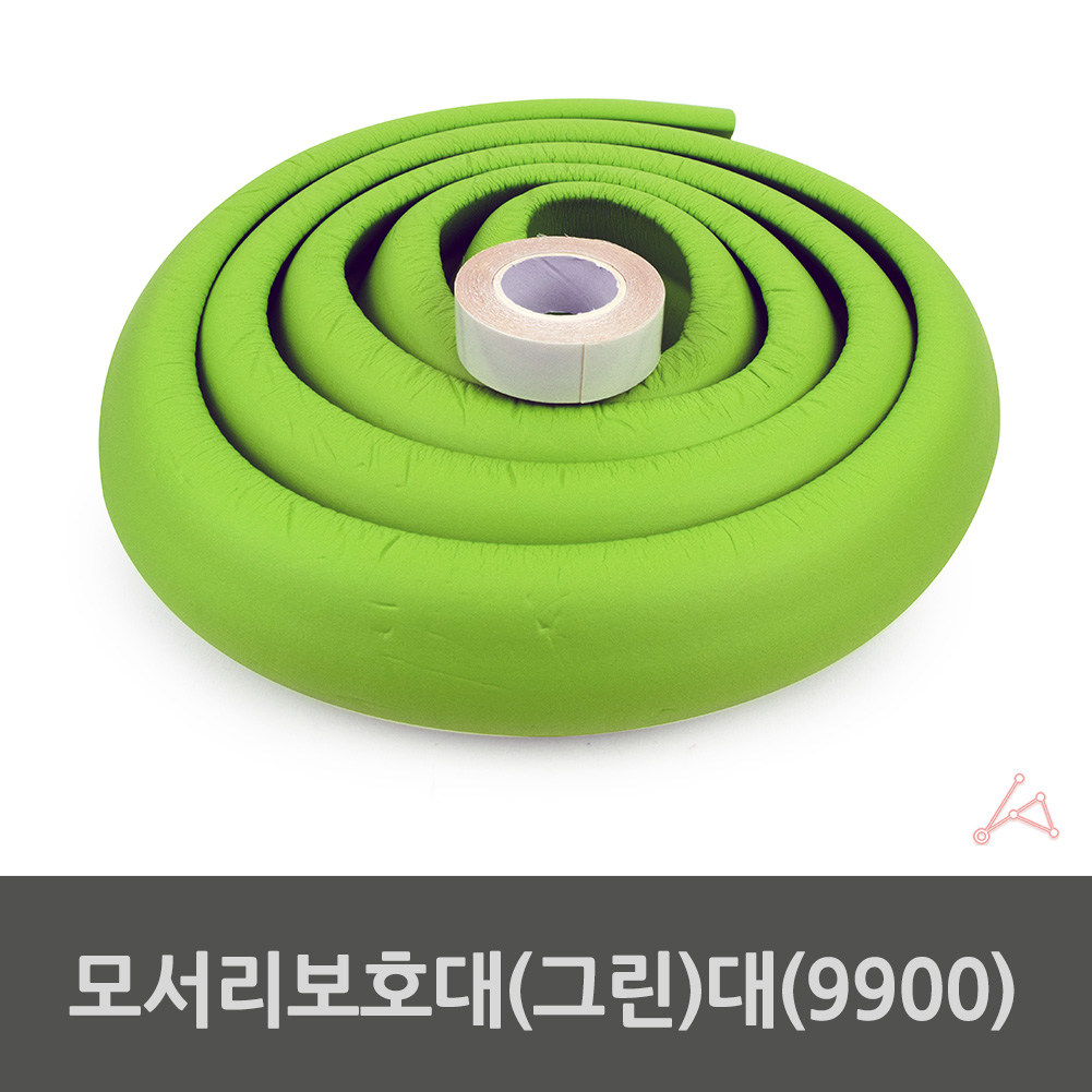 아기 모서리 보호대 안전 쿠션 테이프 코너 가드 기둥 책상 초록 - 상세 이미지 2