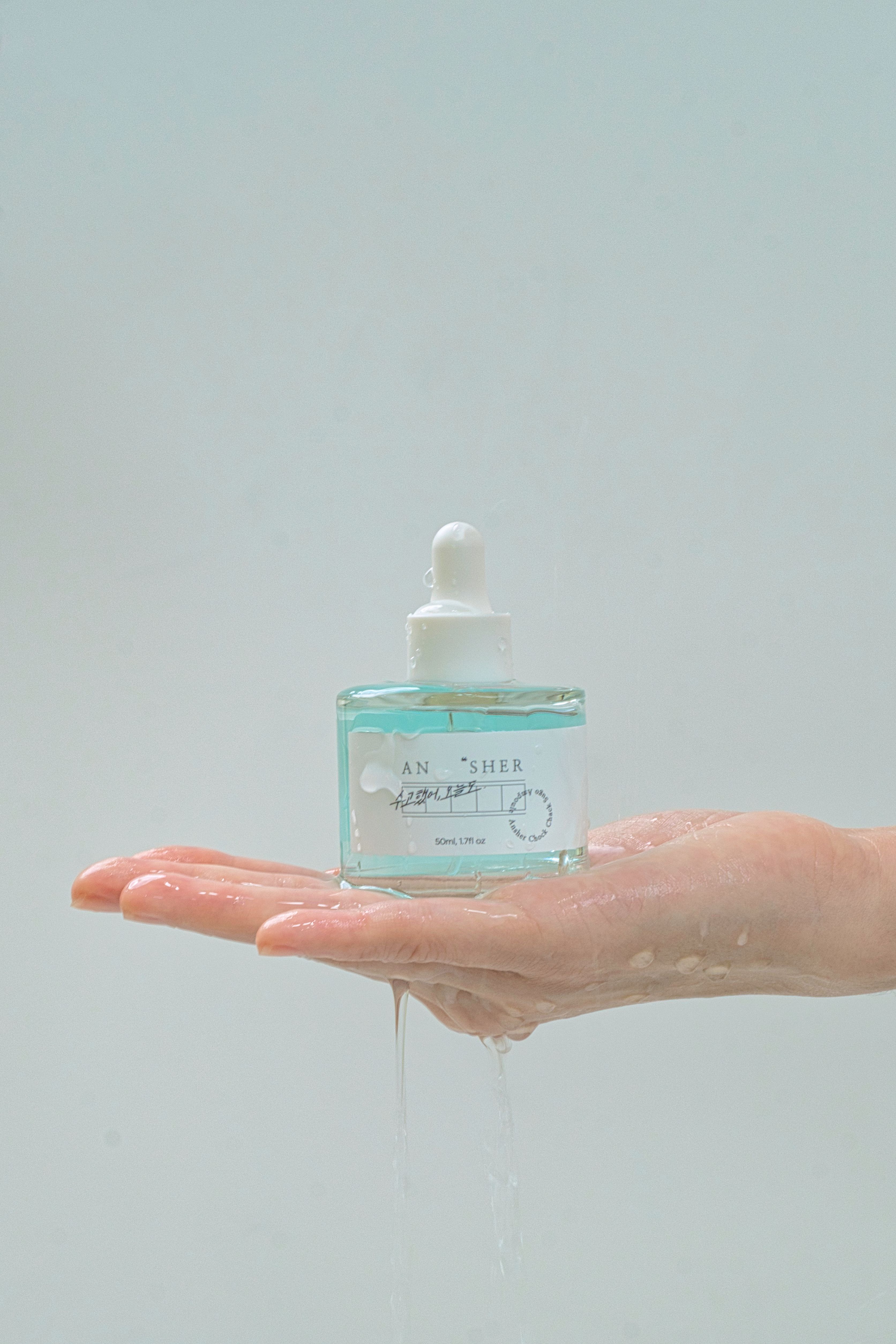 앤셔 촉착수고앰플 50ml 히알루론산 건성피부 보습세럼 수분앰플 수분촉촉 - 상세 이미지 4