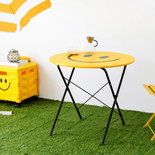 간이식탁 접이식원형테이블 입식 자취식탁 접는테이블