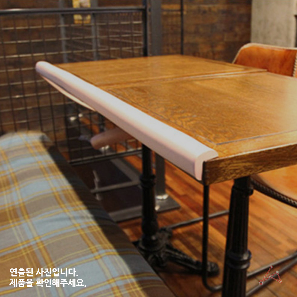 아기 모서리 보호대 안전 쿠션 테이프 코너 가드 기둥 책상 검정 - 상세 이미지 5