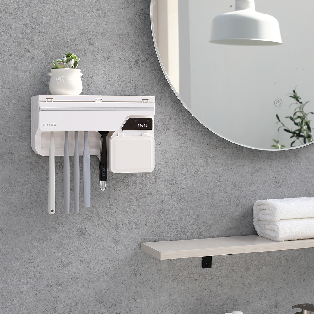 유토렉스 본투비 빌트인 UV-C 무선 유선 겸용 칫솔살균기 UTL-101CH 일반형 제품 이미지