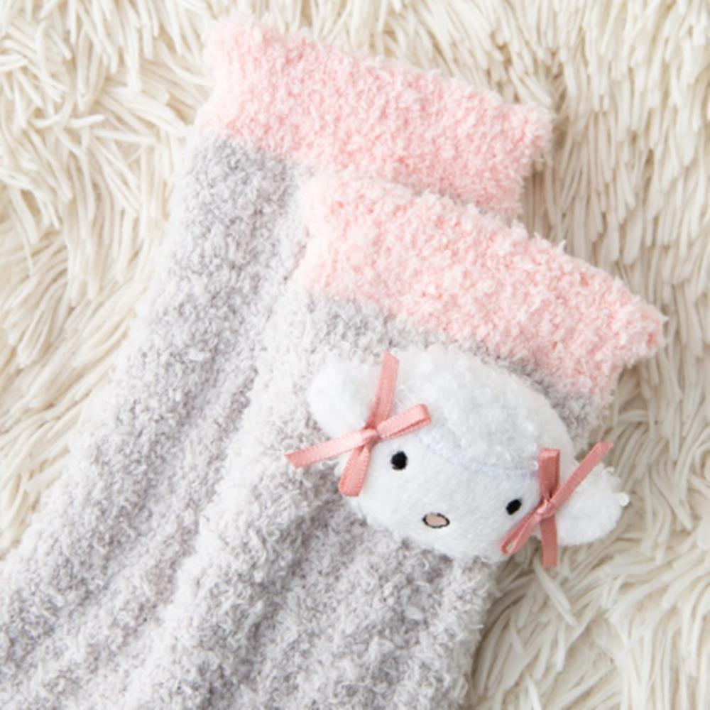 띵덕 롱 긴 임산부 수족냉증 따뜻한 수면양말 트위스트