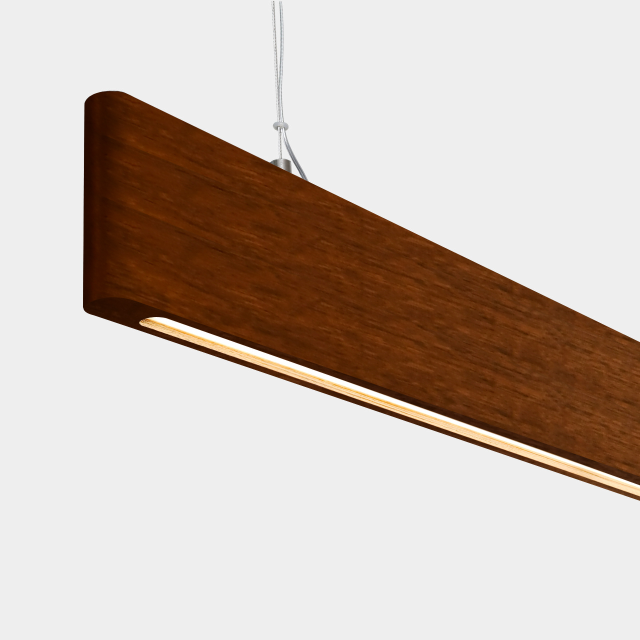 뭉클 리니어 6인 식탁 조명 원목 펜던트 조명 1500