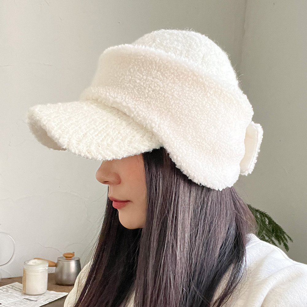 밍크 퍼 벨크로 귀달이 털 귀도리 골프 캠핑 등산 방한 귀덮개 이미지 7