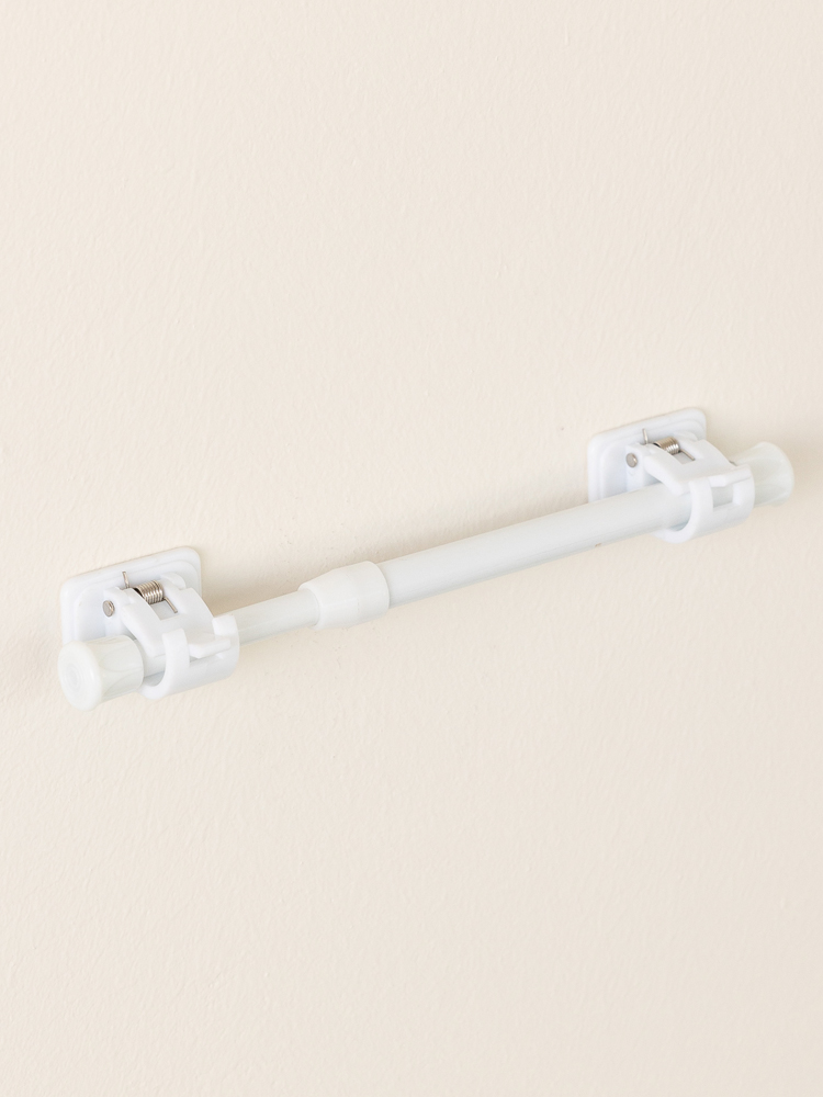 할메이드 접착식  압축봉고정 브라켓 후크 무타공 압축봉걸이 2P