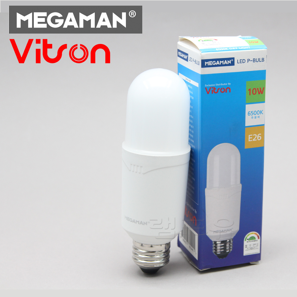 비츠온 LED P-BULB 스틱램프 10W 주광색 전구색 P벌브 전구 에너지1등급 AS2년 - 상품 이미지
