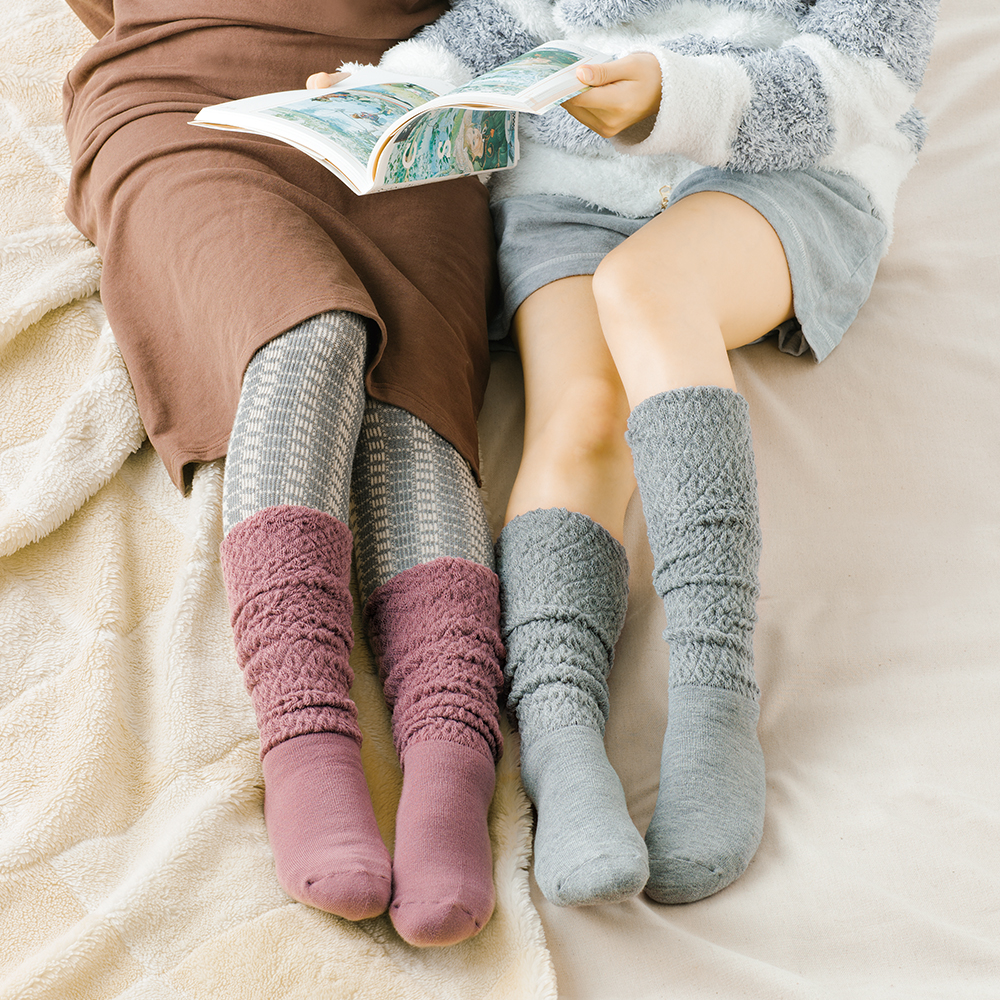 후와포카 프리미엄 수면양말 겨울 보온 방한 여성 남성 남녀공용 종아리 다리 발토시