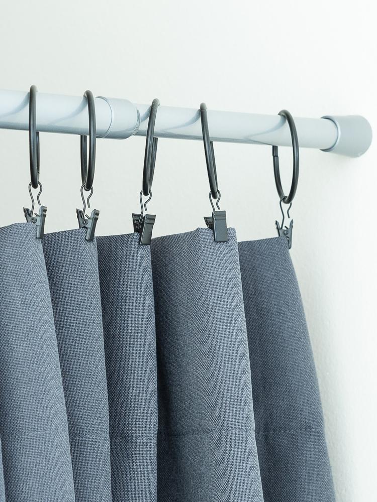 할메이드 커튼 압축봉 링 고리 걸이 링집게 25mm 1p