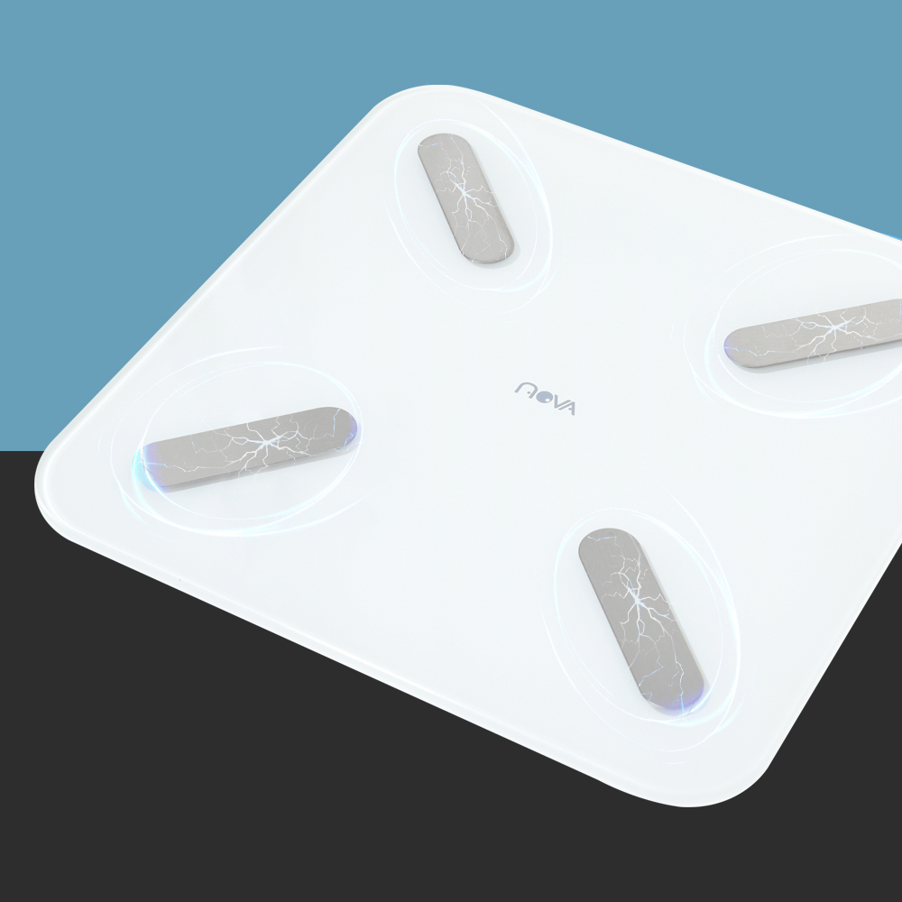 노바리빙 스마트 체지방 체중계 N19 체지방 몸무게 체지방률 측정기 BIA칩