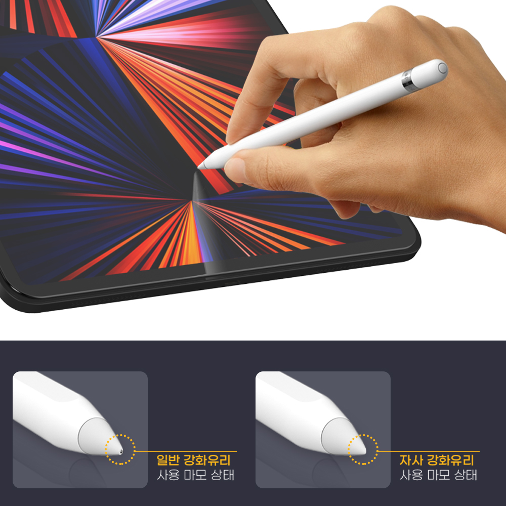 아이패드 에어 4 5세대 10.9 강화유리 액정 보호 필름 2매 - 상세 이미지 3