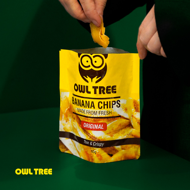 오울트리 바나나칩 오리지널 60g 1팩