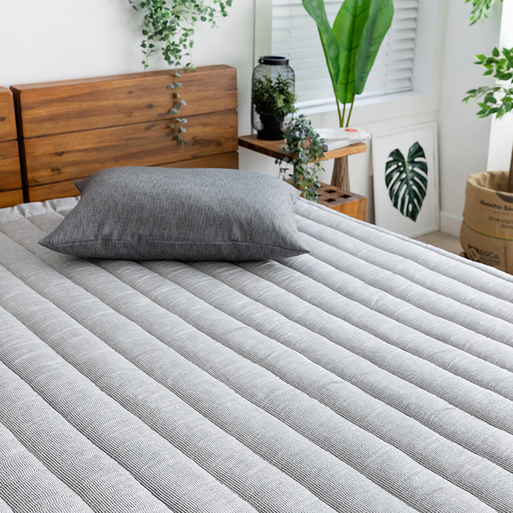 모달 누빔 단면패드 스텔라 10cm누빔/뒷면밴드 SS Q K SK LSK