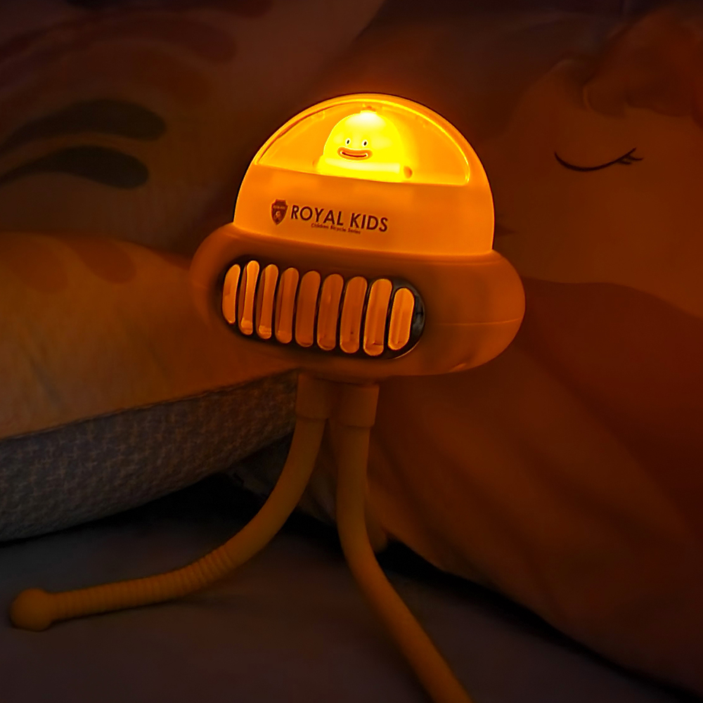 로얄키즈 휴대용 문어발 유모차 선풍기