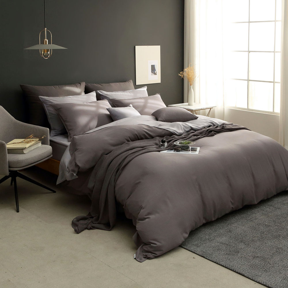 이스턴킹침구 호텔식 차렵이불 텐셀모달100 레알 차콜 간절기 겨울 EK이불커버세트