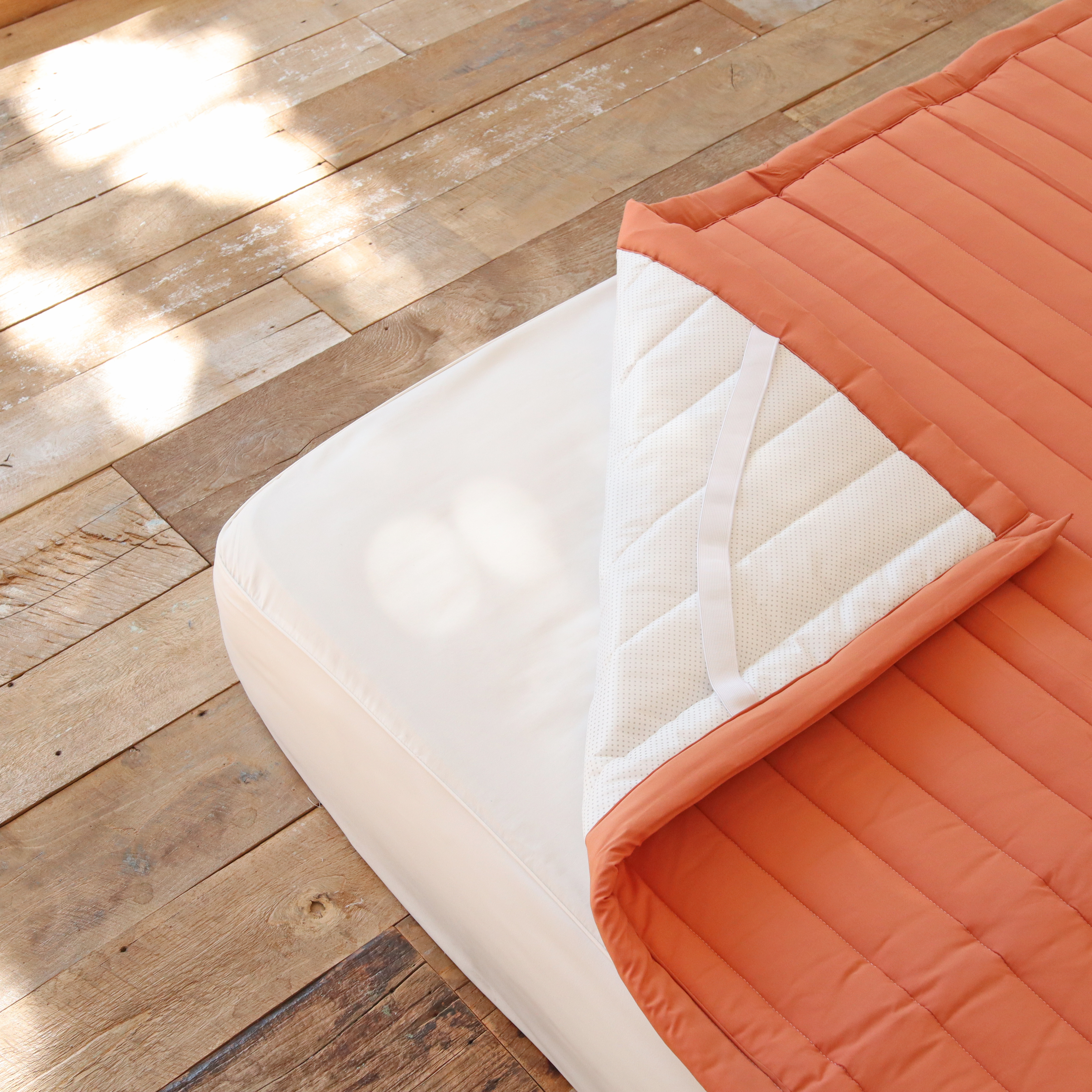 체온조절 텐셀 모달 100 알러지케어 미끄럼방지 밴딩 이불 침대 패드 S/SS