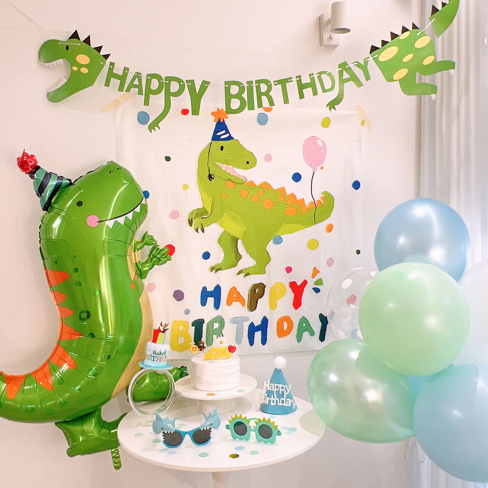 생일파티용품 생일가랜드 축하 현수막 포스터 스마일