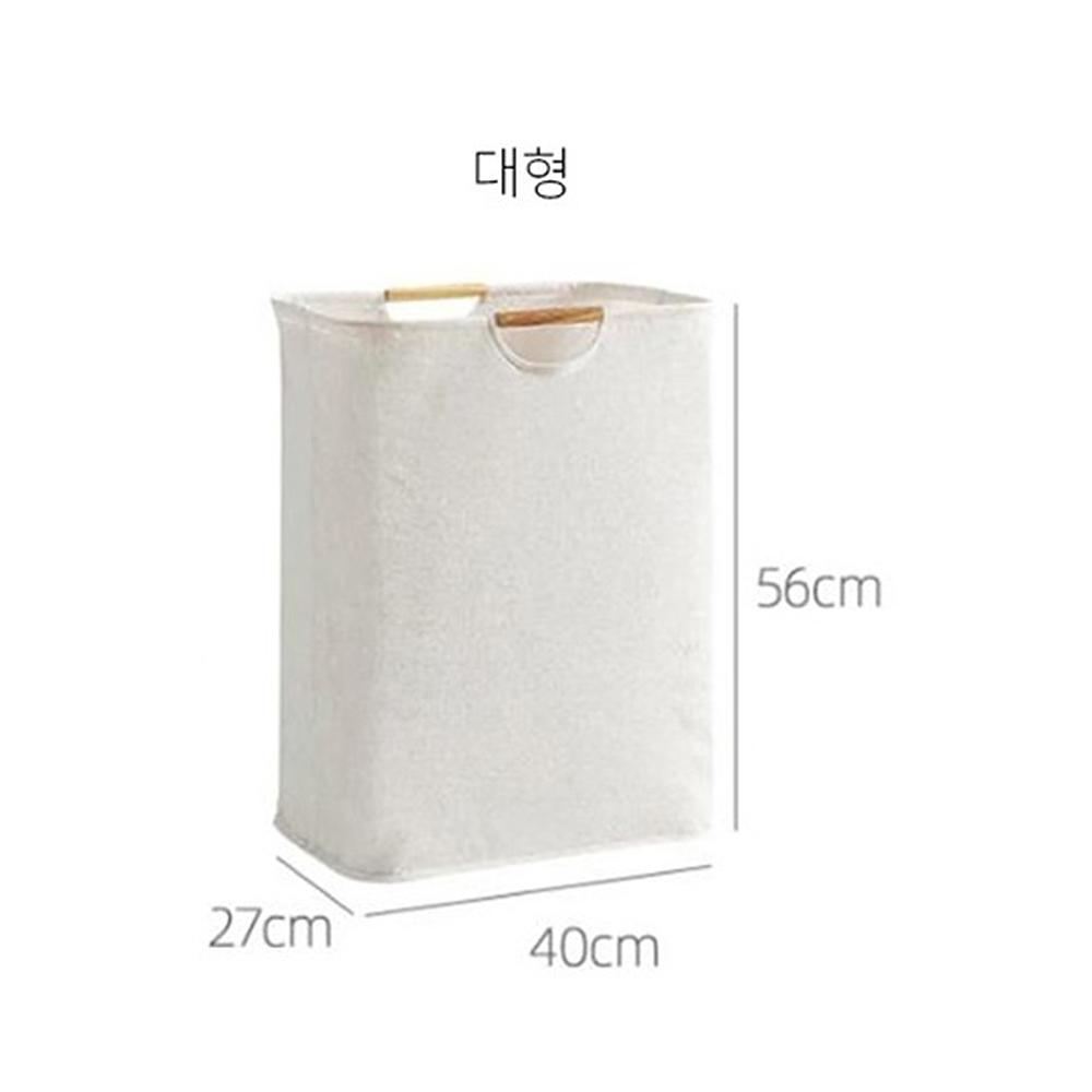 접이식 빨래바구니 패브릭 사각 빨래보관함 햄퍼 대형 - 상세 이미지 5