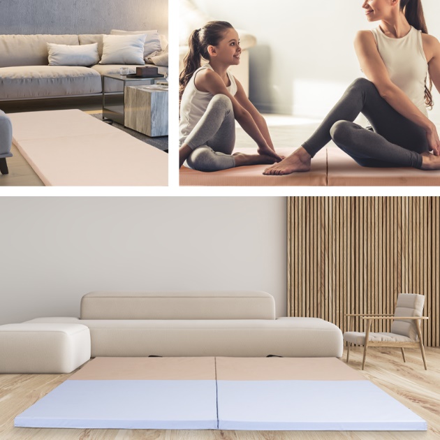 운동기구충격흡수매트 실내 자전거 런닝머신매트