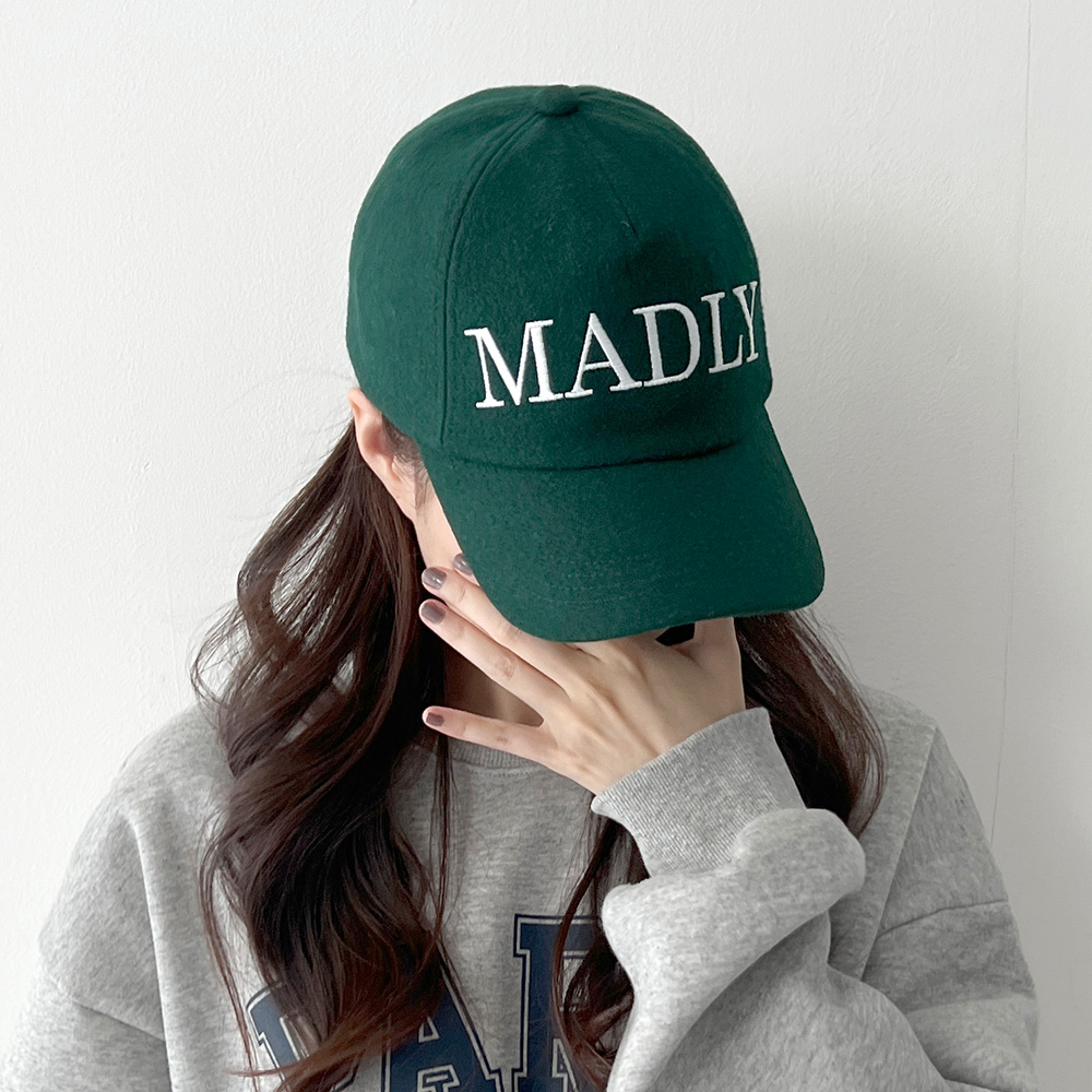 캐주얼 멜톤 MADLY 오각 볼캡 남녀공용 이미지 6
