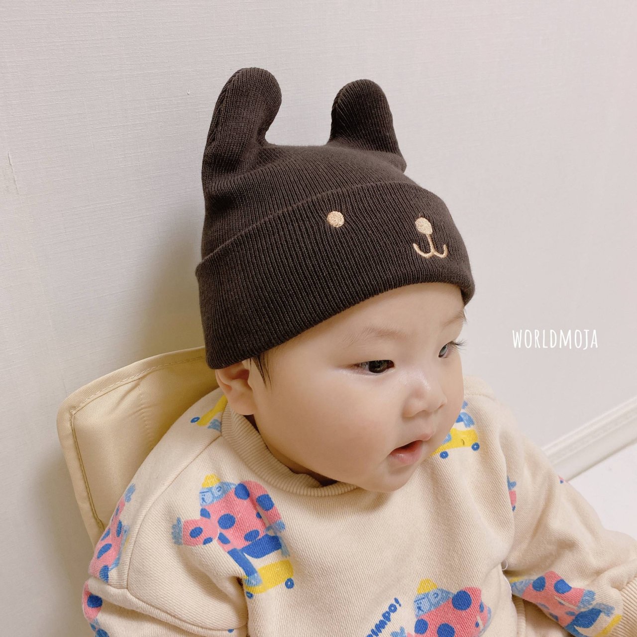 면 곰돌이비니 (3개월-4세) 아기 키즈 봄 23 사계절 - 상세 이미지 5