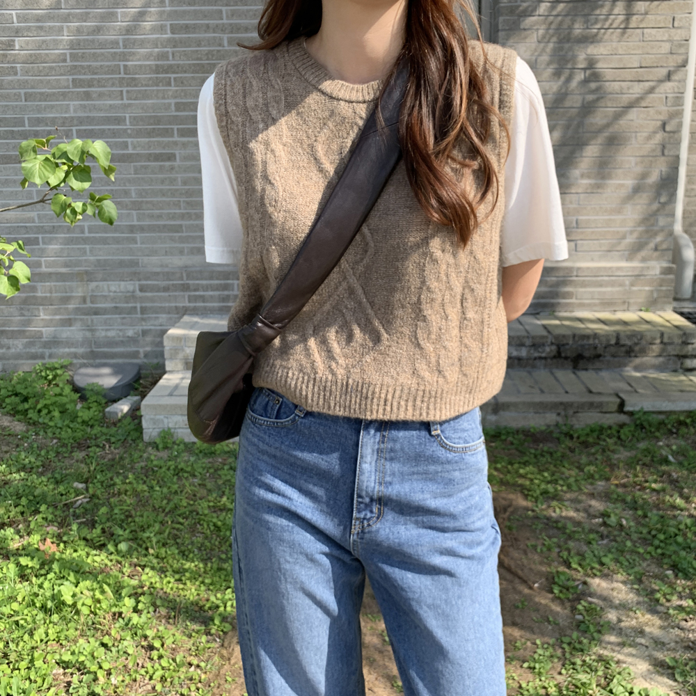 하이웨스트 롤업 청바지 세미와이드 데님팬츠 여성 청바지 일자 와이드진 통청바지 키큰여자 - 상세 이미지 2