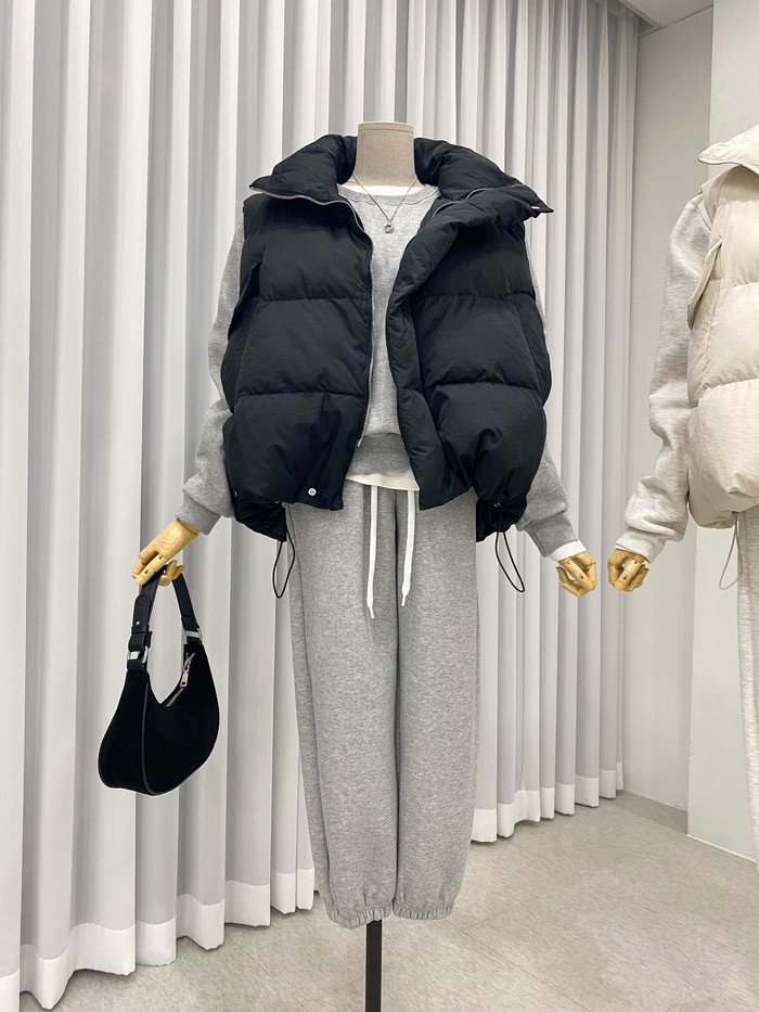 4color 팡파레 웰론 오버핏 여성 패딩조끼 상세 이미지 24