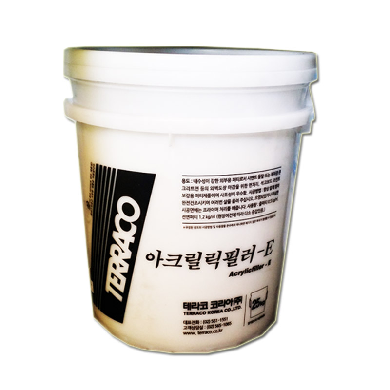 테라코 외부용 퍼티 아크릴릭필러 이코노 25Kg 크랙보수 메꿈 빠데 - 메인 이미지