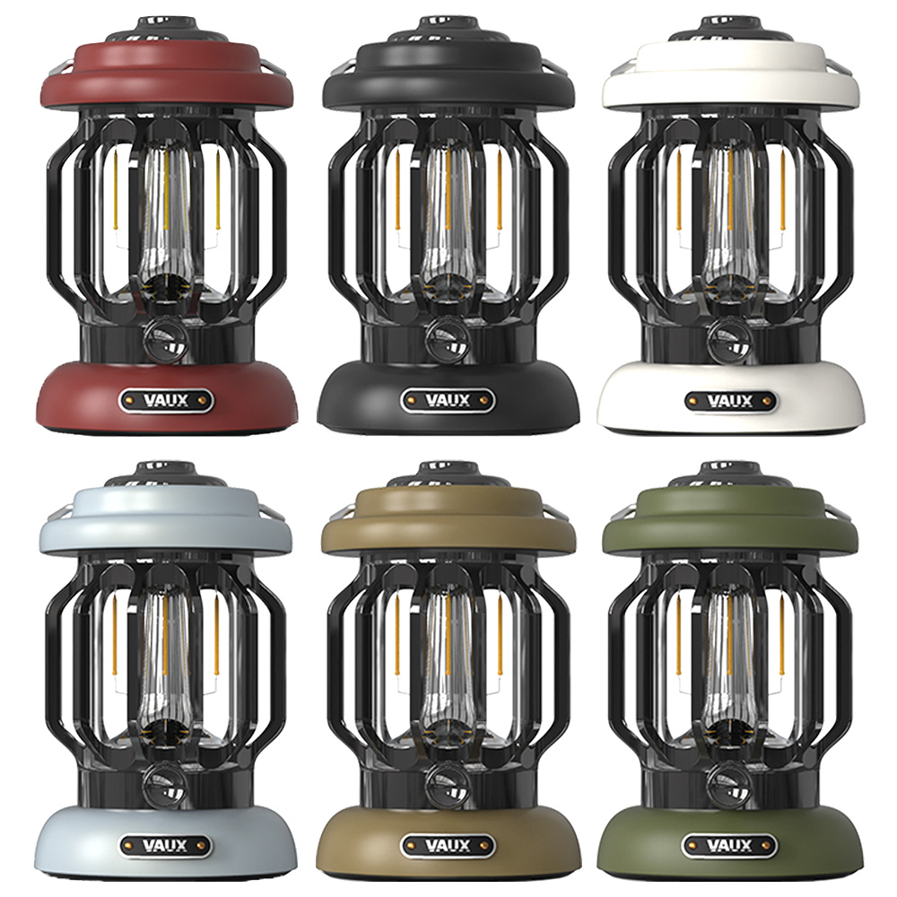 복스 VAUX 감성 캠핑 랜턴 센티멘탈 빈티지 조명 LED 충전식 차박 라이트 무드등