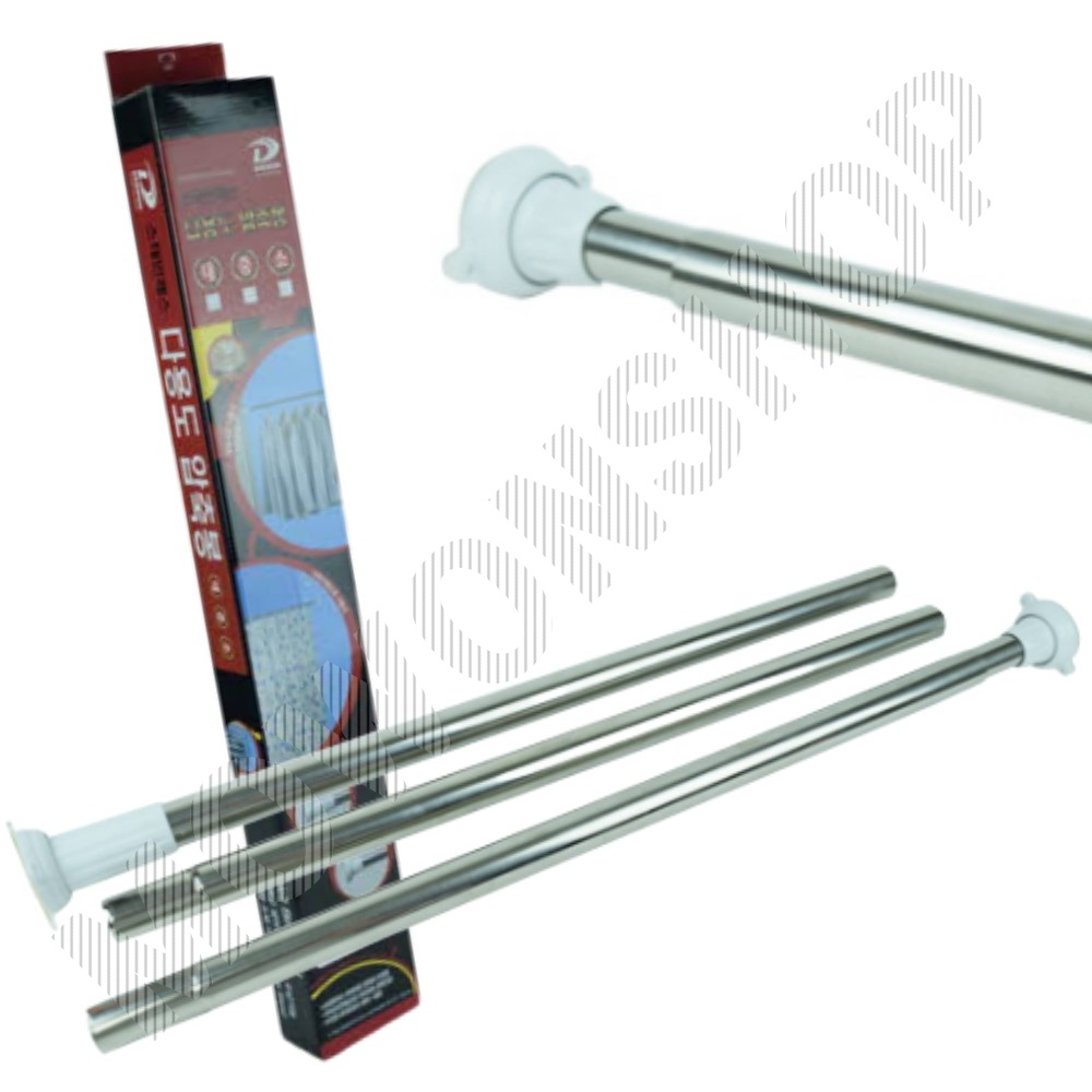 압착봉 주방 무타공 강력 미니 옷걸이 긴 압축봉 걸이 대형