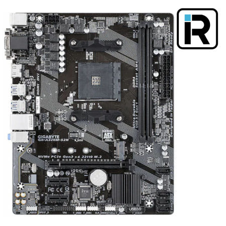 기가바이트 [중고]GA-A320M-S2H AMD 라이젠 AM4 DDR4 기가바이트 메인보드