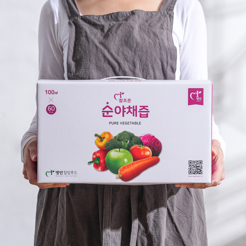 농축액 사용하지 않은 과일 야채즙 야채수 100ml x 60포