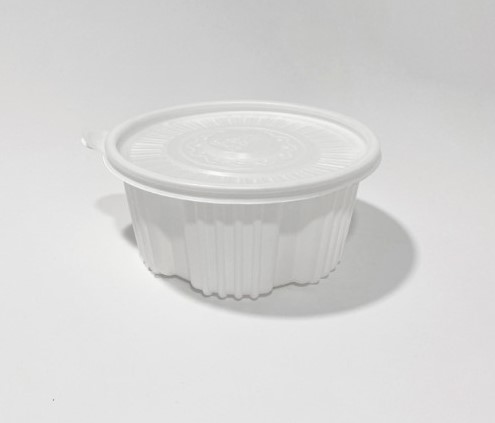 DHP 탕용기 중 두꺼운형태 2500ml 220파이 100(H) 세트 흰색 200개 감자탕 면 칼국수