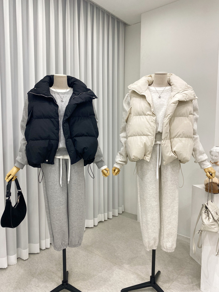 4color 팡파레 웰론 오버핏 여성 패딩조끼 상세 이미지 23